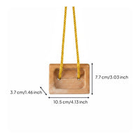 2 Pieces Strength Training Rock Climbing Finger Coach Skin-Friendly Portable Hangboard Hanging Pinch Blocks for Climbers, Athletes, Home Gym, Outdoor