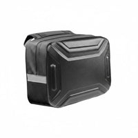 Hard Shell Scooter Rack Bag Water Resistant Rear Rack Bag Reflective Strip Two-Wheeler Accessory PVC Leather