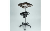 Salon Tool Cart with Trays Multi-Compartment Hair Trolley Easy to Clean Hairdresser Trolley for Hairdressers, Barbers