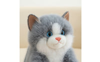 Cat Backpack Soft Stuffed Animal Backpack Adorable Feline Tote for Girls, Kids, Photo Shoots