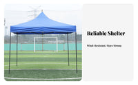 Foldable Design Folding Advertising Tent Quick Setup Four-Legged Sunshade Canopy Sturdy Frame Instant Canopy Tent Waterproof for Market Vendors, Outdoor Enthusiasts, Markets, Picnics, Camping, Backyard