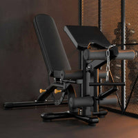 Foldable Workout Bench Space Saving Foldable Exercise Bench Heavy Duty for Men, Bodybuilders, Home Gym