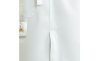 Split-Leg Apron Full Coverage Split Leg Apron Versatile Long Work Smock for Baristas, Craftsmen, Restaurant, Art Studio, Workshop