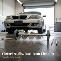 Changeable Spray Direction 2-in-1 Underbody Cleaner Replaceable Nozzles Car Chassis Washer Attachment Heavy-Duty Material for Patios, Decks