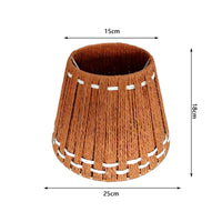 Fits E27 Base Woven Lamp Shade Handwoven Woven Paper Rope Lampshade Easy Installation Paper Rope Light Cover Lightweight for Homestay Owners, DIY Enthusiasts, Cafe, Restaurant