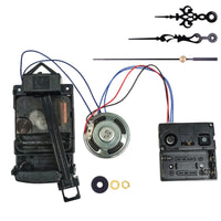 Speaker Included Timepiece Movement Accessory Kit Wired Hourly Chime Movement Kit Mounting Rings Timepiece Parts Black