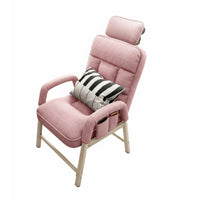 Modern Design Adjustable Padded Recliner Reclining Function Upholstered Armchair High Back Support Computer Chair Thick Cushioning for Young Adults, Office Workers, Homeowners, Bedroom, Home Theater