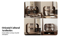 Tabletop Display Shelf Rustic Wooden Display Shelf Smooth Surface