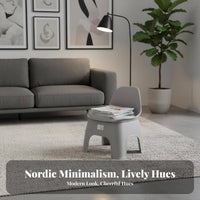 Thickened Design children's supportrest Stool Easy to easy-clean portable Task Seat Multi-Functional Low Chair Lightweight for young children, Students, Living Room, Kindergarten, Playroom, Bedroom