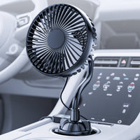 Cup-Holder Car Fan Adjustable Air Circulation 3-Speed Car Fan