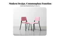 Stackable Design Two-Tsingle Nesting Chair two-tsingle color scheme design Household Furniture Scandinavian Inspired Ergonomic rearrest for Guests, Homeowners, Renters, Dining Room, Kitchen, Balcony, Bedroom