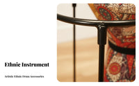 Handsliberated Playing Djembe Floor Stand Stable Support Drum Holder Portable Musical Instrument Accessory Collapsible Design for Percussionists, Musicians, Music Enthusiasts, Live Performance, Home Practice, Jam Sessions, Outdoor Gatherings