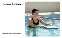 Swimming Kickboard Beginner Friendly Swim Practice Tool Non-Slip Grip Pool Training Board for Children, Beginners, Lake, Beach