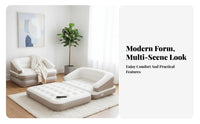 Portable Inflatable Pad Foldable Pillow Easy Setup for Beach Trips