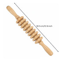 Natural Beechwood Wooden Gua Sha Tool Kit Polished Polished Surface Wood Treatment Massage Tool Set Ergonomic Design for Athletes, Home Use