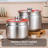 Moisture-Proof Stainless Steel Rice Bin Multi-Functional Rice Storage Bin
