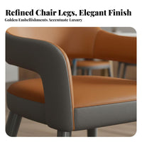 Light Luxury Upholstered Side Chair Modern Design Household Furniture multipurpose Ergonomic Backrest for residents, Restaurant Owners, Interior Designers, Dining Room, Kitchen, Waiting Area, Bedroom