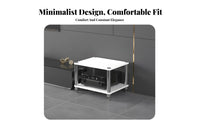 Stable and Long-Lasting High-Fidelity Amplifier Stand Heavy Duty Construction Shock Absorption Audio Rack Easy to Assemble Audiovisual Equipment Shelf Abrasion Resistant for Audiophiles, Home Theater, Listening Room