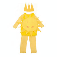 Soft Material Sun Costume Outfit Long-Sleeve Sun-Themed Costume Bright Colors Dress-up Clothing Fun Design for Children, Cosplay