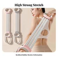 High Elasticity Figure 8 Stretch Band Comfortable Handle Figure 8 Resistance Band Non-Slip Grip for Women, Men, Stretching, Home Gym, Travel