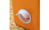 Reduces Waste Poultry Feeder Port Easy Installation Weight-Based Feed Port Rainproof Weight-Based Feed Kit for Outdoor, Backyard