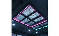 Water Wave Wallpaper Cut to Size Peel and Wallpaper Waterproof Self Mirror Film for Ceiling, Commercial Areas, Furniture Refinishing