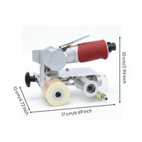 Pneumatic Belt Sander High Efficiency Grinding Pneumatic Belt Sander Industrial Grade Metal Rust Removal Tool for Professionals, Workshop
