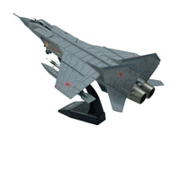 Metal Fighter Aircraft Model with Display Stand Realistic Die-Cast Fighter Model Collectible Model Long-Lasting for Aviation Enthusiasts, Office