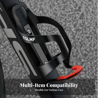 Single-Piece Design Bike Water Bottle Holder Easy to Install Aluminum Alloy Bottle Holder Lightweight for Mountain Bikers, Road Cyclists