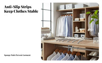 Space-Saving Design Multi-Layer Clothes Hanger 5-Tier Capacity Hanging Bar Rack Retractable Closet Accessory Detachable Rods for Renters, Homeowners, Students, Wardrobe, Bedroom, Dorm Room, Entryway
