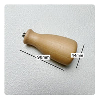 Solid Wood Portafilter Handle Ergonomic Grip Wooden Espresso Handle DIY Modification Part for Cafe