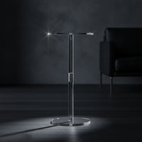 Acrylic Side Table Minimalist Clear Pedestal Table Furniture Sleek Small for Living Room, Bedroom