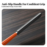 Stainless Steel Guitar Fret File Double-Sided Cutting Side Fret End Dressing File Protects Fretboard for Luthiers, Musicians, Workshop