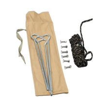 Awning Fitting Kit Ground Stakes Awning Installation Set Vehicle Accessory Guy Ropes Outdoor Gear Storage Pouch