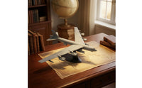 Pre-Assembled Bomber Aircraft Model Aircraft Model Highly Detailed 1/200 Scale Airplane Display Stand Included Aircraft Model for Collectors