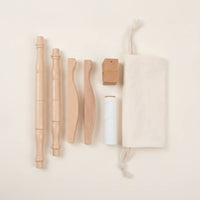 Niddy Noddy Oil-Finished Beechwood Niddy Noddy Polished Rounded