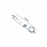 2 Pieces Nickel-Plated Multi Function Grinder Spanner Easy to Use Angle Grinder Wrench Adjustable Power Tool Accessory Heavy Duty for Repair