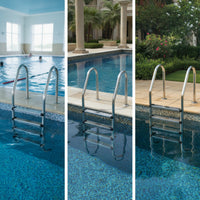 Non-Slip Pool Ladder Step Heavy-Duty Pool Ladder Step Textured Hardware Universal for Inground Pools
