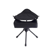 Foldable Outdoor Folding Stool Collapsible Camping Stool Compact Portable Seat Lightweight for Campers, Anglers, Hikers, Fishing