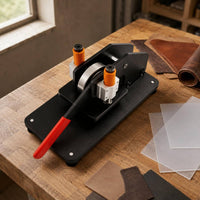 Manual Die Press Carbon Steel Die Cutting Press Burgundy Control Craft Tool