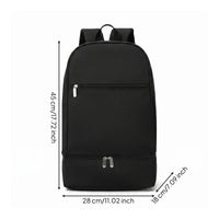 Athletic Backpack Sport Backpack Bottom Compartment Rucksack Top Handle for Sports
