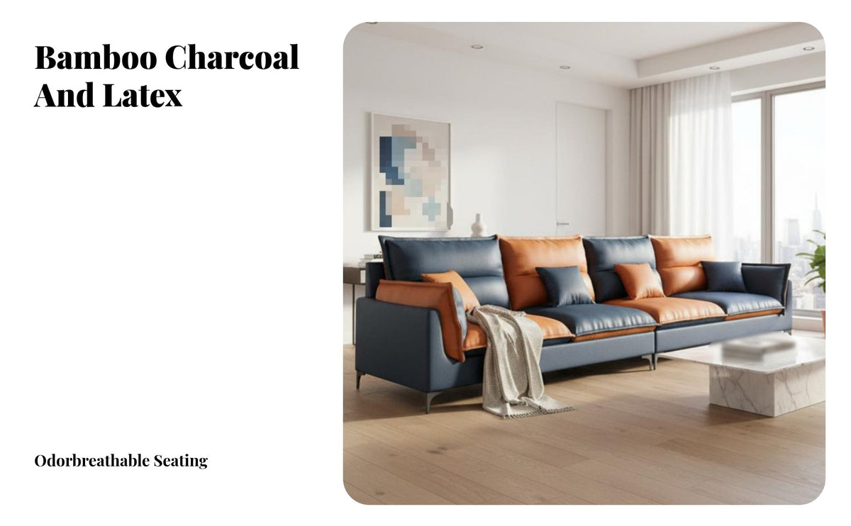 L-Shaped Sectional with Chaise Minimalist Design L-Shaped Chaise Sectional Modern design Sofa for Apartment Dwellers, Homeowners, Home