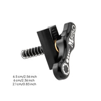 Spring-Loaded Folding Buckle Compact Frame Hinge Clamp Metallic-Finish Hardware Lightweight for Commuting