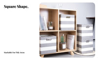 Foldable textile Cube With Handle foldable Cube container long-lasting for Office, Adults