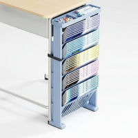 Classroom Desk Side Organizer Large Capacity Mobile Bookshelf Cart for Students