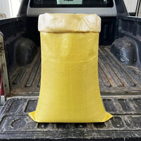 Lined Woven Bag Moving Bags, Debris Sacks Heavy Duty 50-100kg Capacity, Waterproof Tear-Resistant Sacks for Sand, Grain and Construction Waste