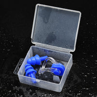 Silicone Nose Clip Earplug Set for Swimming, Waterproof, for Kids and Adults