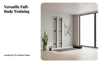Wall Mounted European Ladder Multi-Functional Beech Wood Gym Ladder Structure Multifunctional European Ladder for Athletes, Families, Indoor