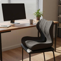 Seat and Back Cushion  -Piece Design Memory Foam Seat Cushion Pressure Relief Chair Pad for Students