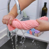 Oil Resistant Cloth and Microfibre Cloth, Low Shedding Cloth Microfibre Towel for Kitchen, 30cm Microfibre Towel for Smooth Surface Cleaning